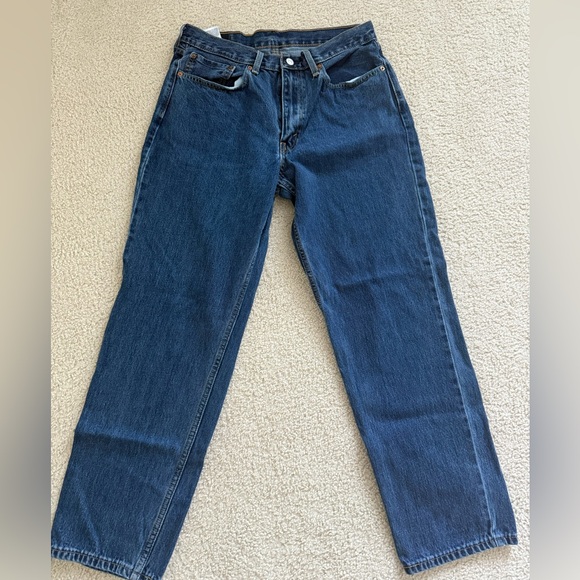 Levi's Men's Dark Blue 550 Relaxed Fit Jeans 34x32 - Picture 3 of 4